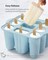 Popsicle Molds for Kids, 9 Pieces Popsicles Molds Silicone BPA